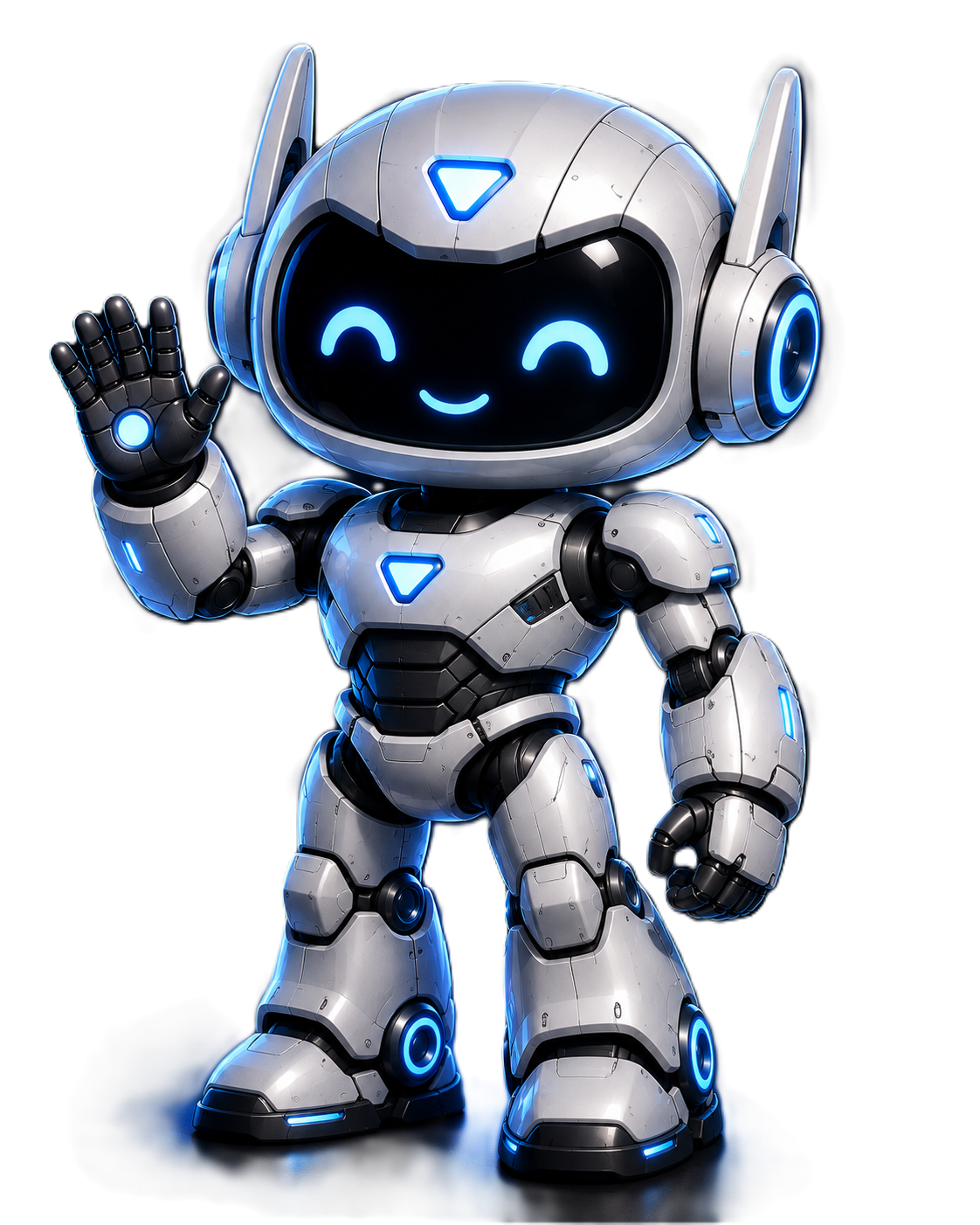 AI robot assistant mascot